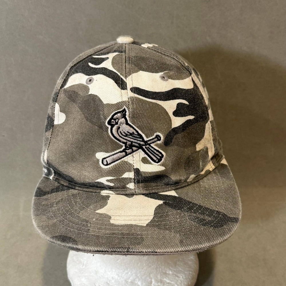 Max Headgear St Louis Cardinals Camo Snapback Hat Grey White Baseball Cap